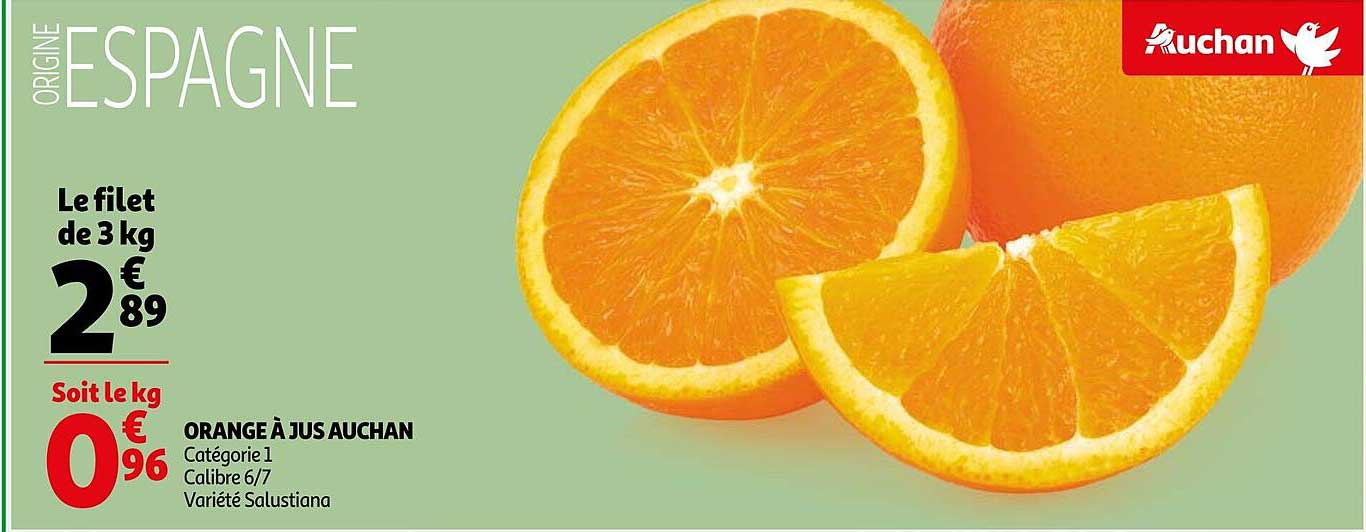 Orange à Jus Auchan