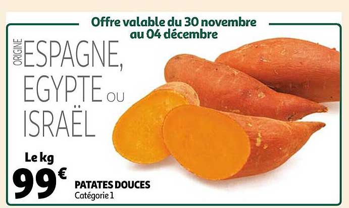 patates douces
