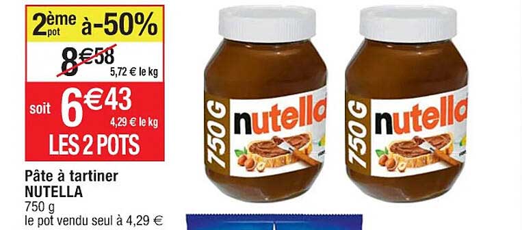 Pâte à Tartiner Nutella