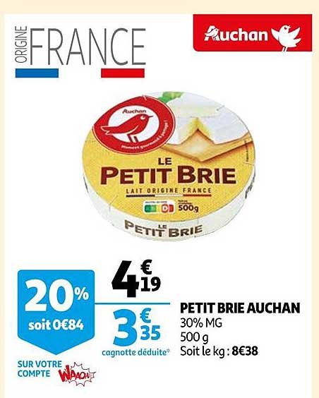 Petit Brie Auchan