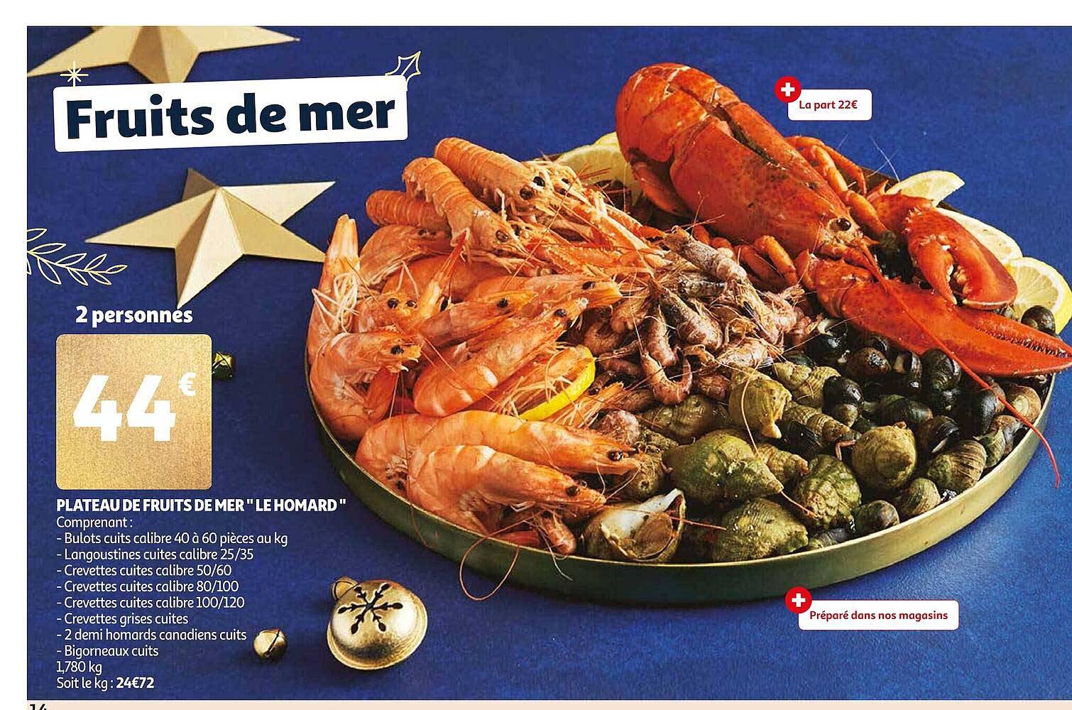 Plateau De Fruits De Mer "le Homard"