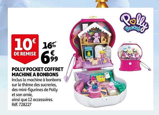 polly pocket coffret machine à bonbons