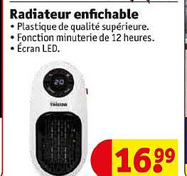 radiateur enfichable