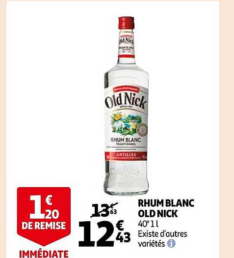 rhum blanc old nick