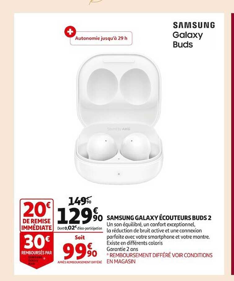 samsung galaxy écouteurs buds 2