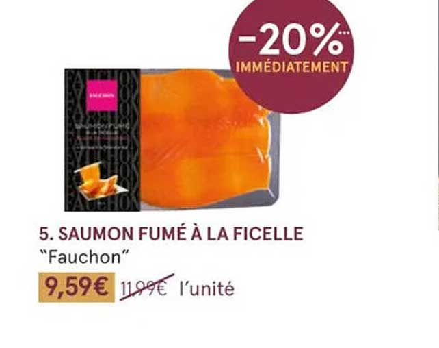 saumon fumé à la ficelle "fauchon"