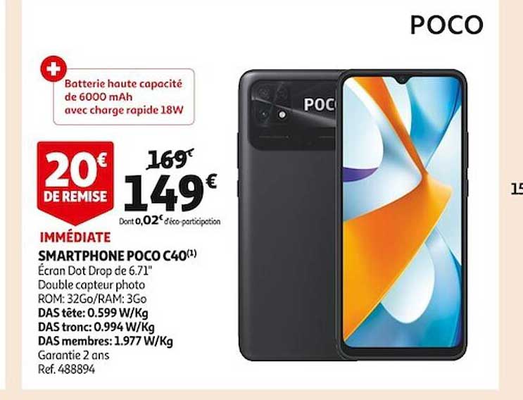 smartphone poco c40