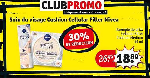 soin du visage cushion cellular filler nivea
