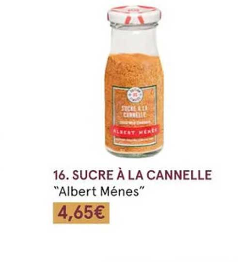 sucre à la cannelle "albert ménes"
