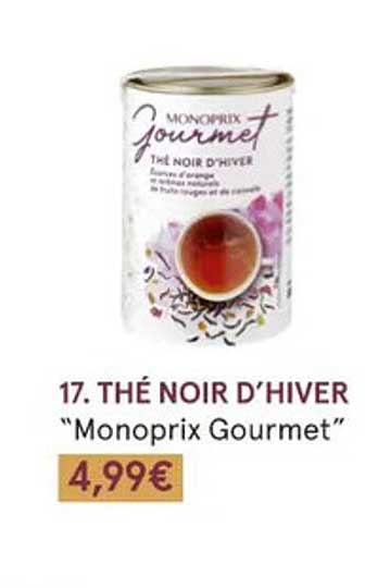thé noir d'hiver "monoprix gourmet"