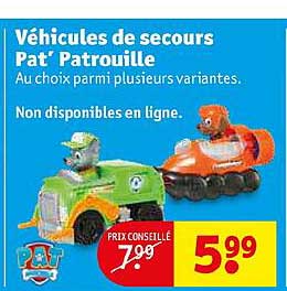 véhicules de secours pat' patrouille