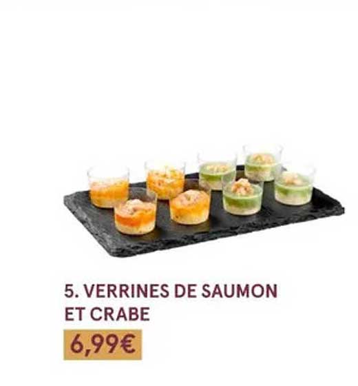 Verrines De Saumon Et Crabe