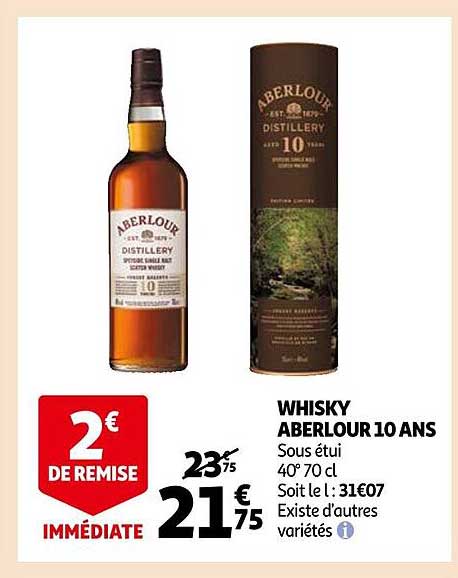 whisky aberlour 10 ans