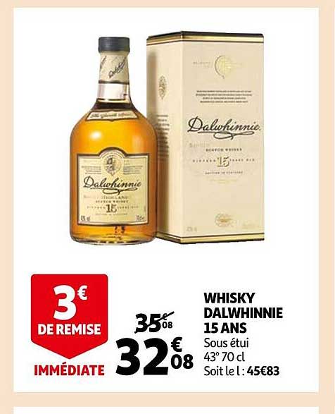 whisky dalwhinnie 15 ans