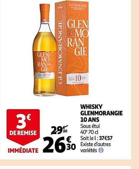 whisky glenmorangie 10 ans