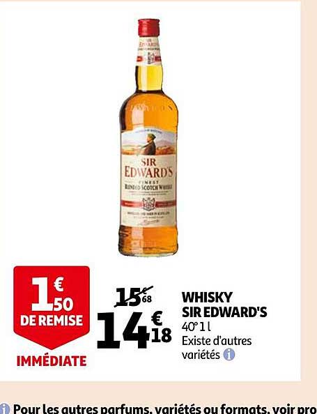 whisky sir edward's