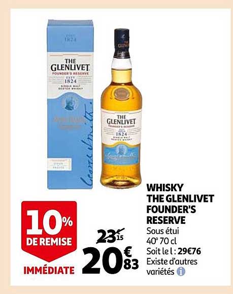 Whisky The Glenlivet Founder's Réserve