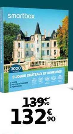 3 jours châteaux et demeures smartbox