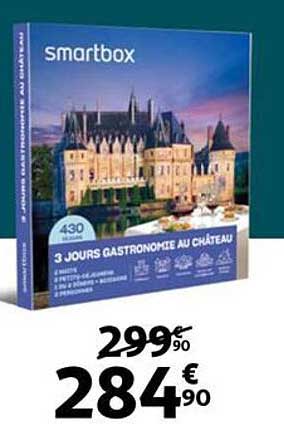 3 jours gastronomie au château smartbox
