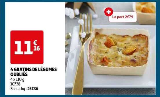 4 gratins de légumes oubliés