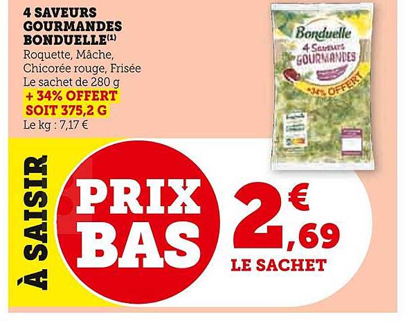 4 Saveurs Gourmandes Bonduelle