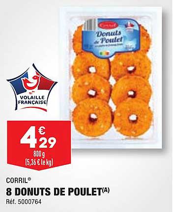 8 Donuts De Poulet Corril