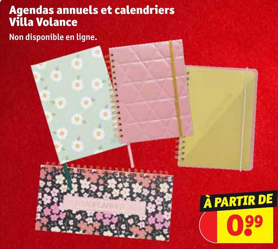 agendas annuels et calendriers villa volance