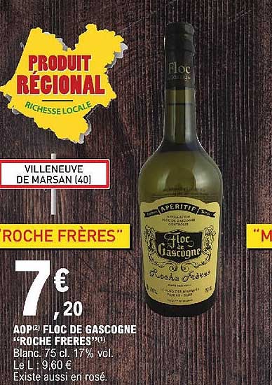 aop floc de gascogne roche frères
