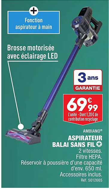 Aspirateur Balai Aldi 2023