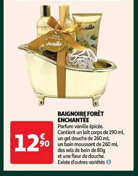 baignoire forêt enchantée