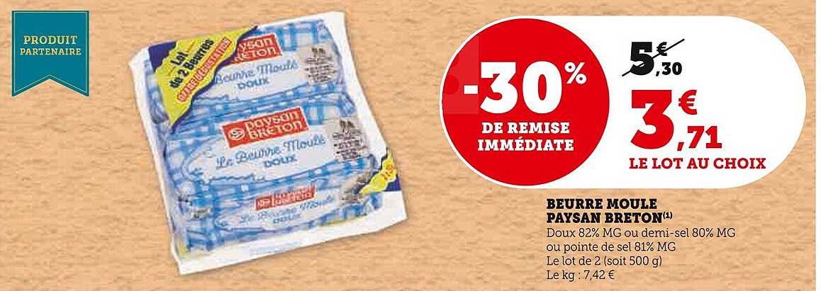 beurre moule paysan breton