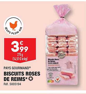 biscuits roses de reims pays gourmand