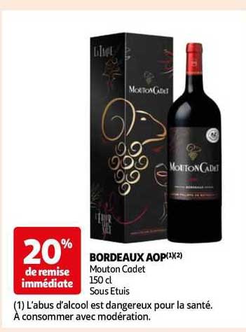 bordeaux aop mouton cadet