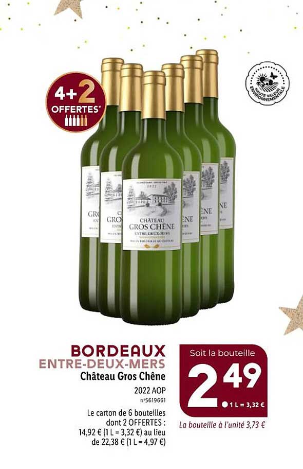 bordeaux entre-deux-mers château gros chêne