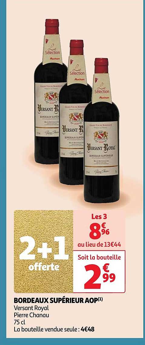 bordeaux supérieur aop versant royal pierre chanau