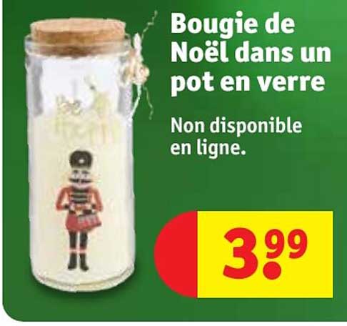 bougie de noël dans un pot en verre