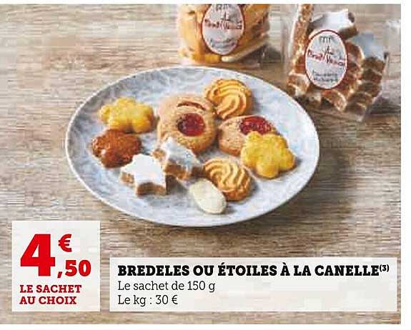 Bredeles Ou étoiles à La Canelle