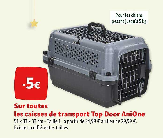 caisses de transport top door anione
