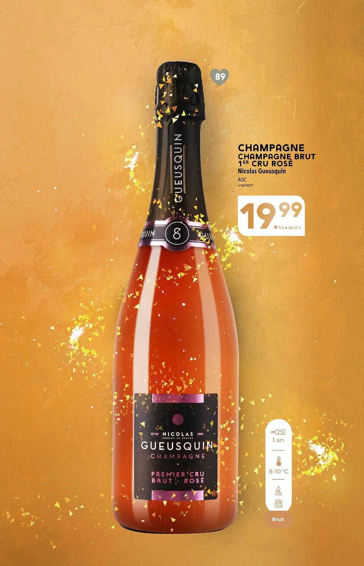 champagne brut 1er crus rosé