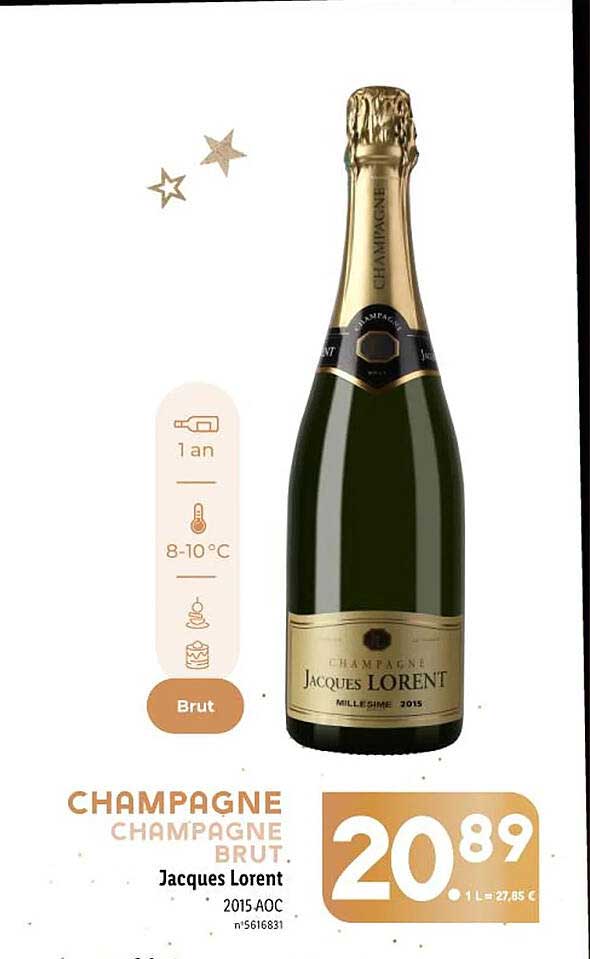 champagne brut jacques lorent