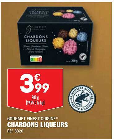 chardons liqueurs gourmet finest cuisine