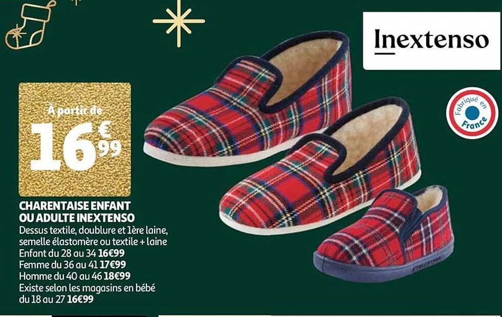 charentaise enfant ou adulte inextenso