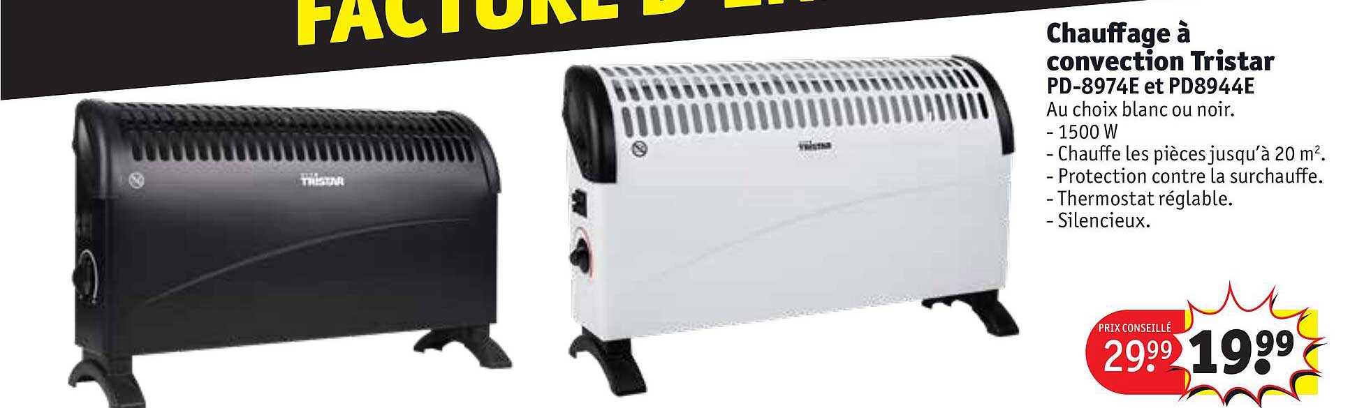 chauffage à convection tristar