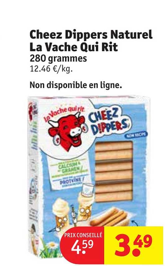cheez dippers naturel la vache qui rit