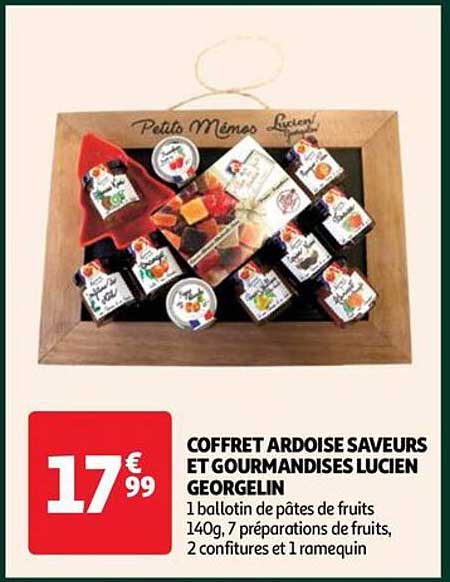 coffret ardoise saveurs et gourmandises lucien gerogelin