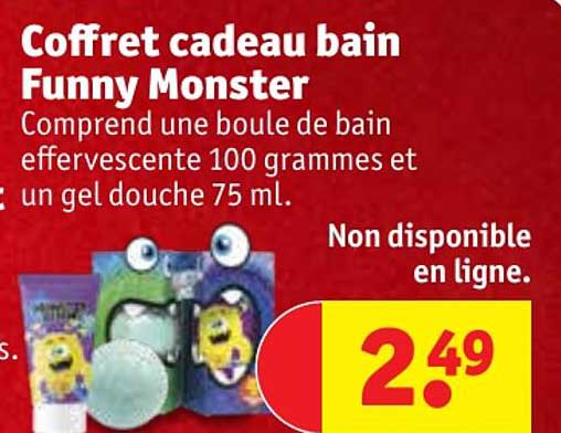 Coffret Cadeau Bain Funny Monster