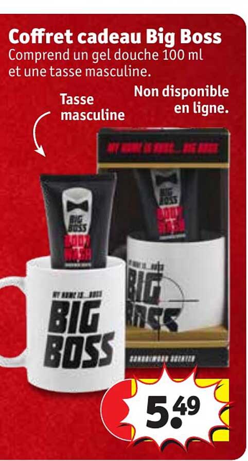 coffret cadeau big boss