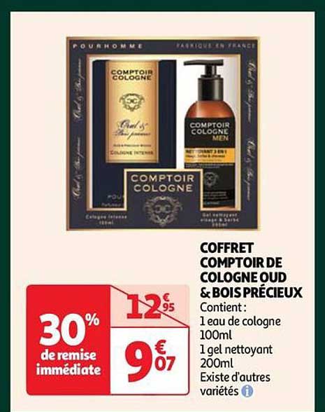 coffret comptoir de cologne oud & bois précieux