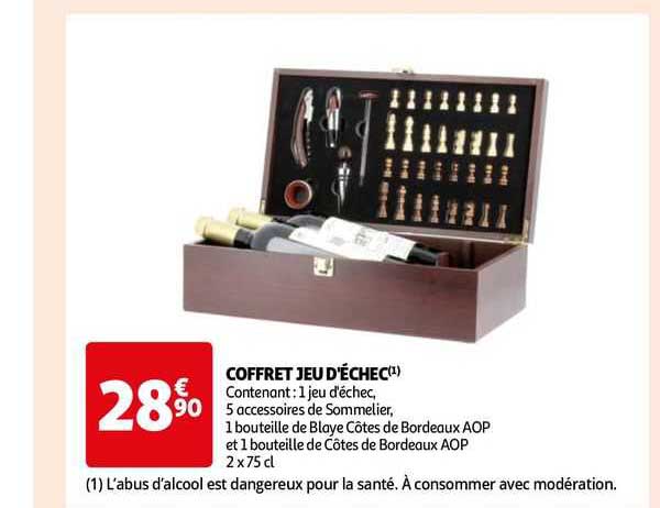 coffret jeu d'échec