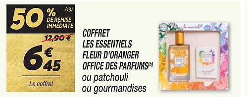 coffret les essentiels fleur d'oranger office des parfums